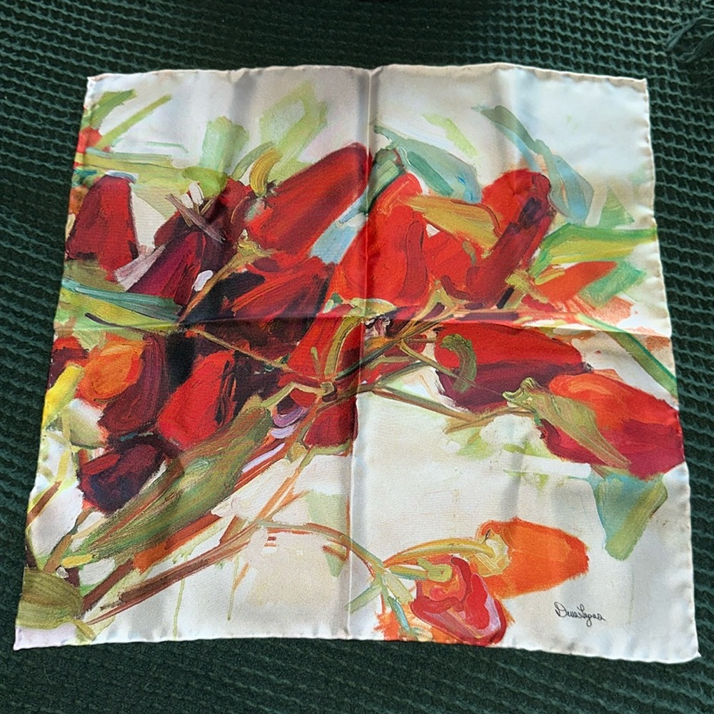 Silk floral Pocket square